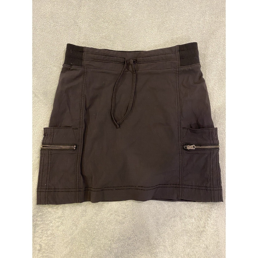 Womens Athleta Skort Small Black Athletic Casual Sport Tennis Skirt 26x15